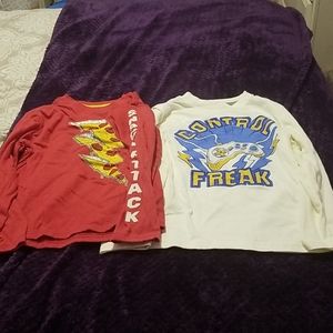 Little  boys long sleeve graphic shirts